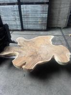 suar schijven extra groot en dik vanaf €995,-, Huis en Inrichting, Ophalen, Nieuw, Landelijk robuust boomstam, 6 tot 8 stoelen