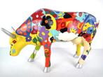 CowParade / Cow Parade Koe “Groovy Moo” LARGE, Antiek en Kunst, Ophalen of Verzenden