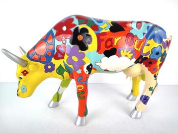 CowParade / Cow Parade Koe “Groovy Moo” LARGE beschikbaar voor biedingen