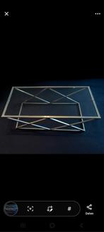 Salontafel glazen tafel Eric Kuster, Ophalen, 100 tot 150 cm, 50 tot 100 cm, Zo goed als nieuw