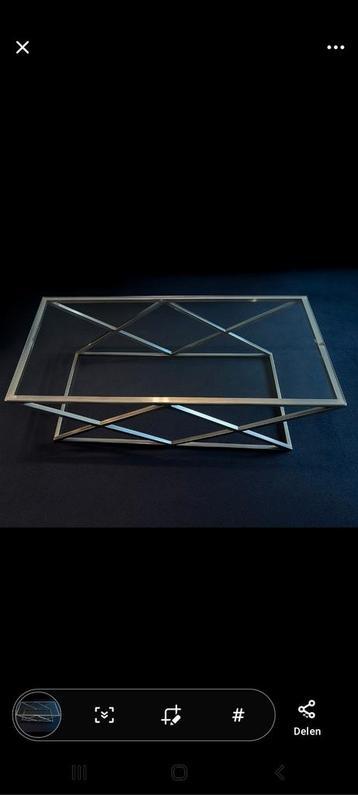 Salontafel glazen tafel Eric Kuster beschikbaar voor biedingen