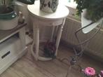 Vintage Bijzettafel - gratis, Huis en Inrichting, Tafels | Bijzettafels, Ophalen of Verzenden, Gebruikt, Rond