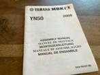 Yamaha MBK YN50 Montagehandleiding 2008., Fietsen en Brommers, Verzenden, Nieuw
