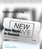 New Wave Concert Kaartje - 3 februari, Eén persoon, Februari