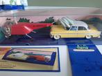 Kuifje auto 1/43, helikopter met auto, Hobby en Vrije tijd, Modelauto's | 1:43, Ophalen of Verzenden, Zo goed als nieuw, Auto