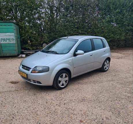 Chevrolet Kalos automaat 1.4 16V 5D AUT 2007 Grijs, Auto's, Chevrolet, Particulier, Kalos, Airbags, Airconditioning, Bluetooth