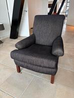 Stijlvolle fauteuil met stoffen bekleding, Gebruikt, Minder dan 75 cm, Ophalen of Verzenden, 75 tot 100 cm