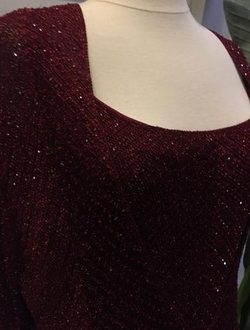 Valerie Stevens schitterend designtop+vest kantwerk handwerk beschikbaar voor biedingen