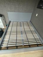 Tweepersoonsbed Ikea MALM, Huis en Inrichting, Slaapkamer | Bedden, Ophalen, Wit, Tweepersoons, Zo goed als nieuw