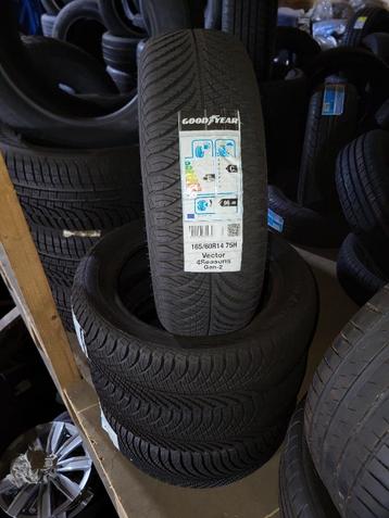 4 x 165/60/14 Goodyear Vector 4seasons NIEUW 280,- ALL IN ! beschikbaar voor biedingen