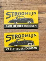 2 x Stroomlijn Carl Herder Solingen scheermes in verpakking, Ophalen of Verzenden