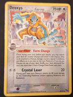Deoxys ex delta species holo pokemon kaart, Ophalen of Verzenden, Zo goed als nieuw, Losse kaart, Foil