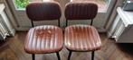 Eetkamerstoel Jake Worn Brown, Huis en Inrichting, Stoelen, Ophalen, Overige materialen, Gebruikt, Twee