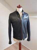 Aangeboden: Vintage Horshide Leren motorjas, Ophalen of Verzenden, Gedragen, Maat 48/50 (M), Zwart