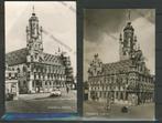 Middelburg 2x Stadhuis Foto/Ansichtkaart f-239  jdu  De schu, Verzamelen, Ansichtkaarten | Nederland, Ophalen of Verzenden, 1960 tot 1980
