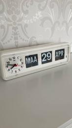 Twemco BQ-38 seniorenklok wit - kalender klok, Huis en Inrichting, Woonaccessoires | Klokken, Gebruikt, Ophalen of Verzenden