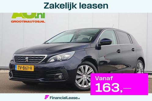 Peugeot 308 1.5 BlueHDi Blue Lease Premium 131PK Panoramadak, Auto's, Peugeot, Bedrijf, Lease, Financial lease, ABS, Achteruitrijcamera
