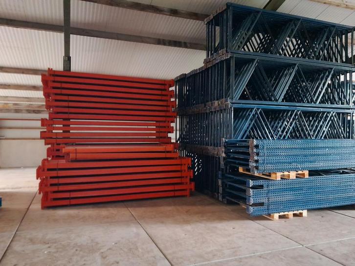 Partij Mecalux palletstelling 4.0x1.1x3.3m, Zakelijke goederen, Kantoor en Winkelinrichting | Magazijn, Stelling en Opslag, Ophalen