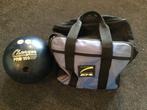 Bowlingbal Brunswick linkshandig + tas, Sport en Fitness, Bowlen, Ophalen of Verzenden, Gebruikt, Bal