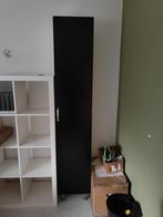 Zwarte smalle kast Ikea 1 stuk 40x190, Huis en Inrichting, Kasten | Boekenkasten, Ophalen, Zo goed als nieuw, 25 tot 50 cm