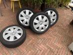 4x continental 195/50 R15 + velg  6mm profiel, Auto-onderdelen, Banden en Velgen, Ophalen of Verzenden, Winterbanden, Banden en Velgen