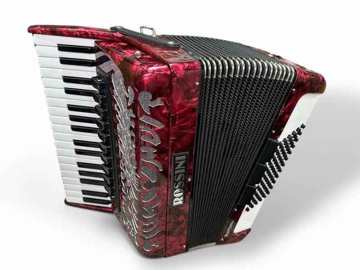 Mooie Rossini 72 bas 4 korig + garantie, Muziek en Instrumenten, Accordeons, Zo goed als nieuw, Toetsaccordeon, 72-bas, Overige merken