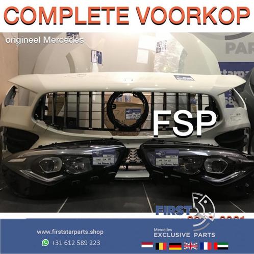 W118 C118 CLA AMG LINE VOORKOP WIT origineel Mercedes 2018-2, Auto-onderdelen, Carrosserie en Plaatwerk, Bumper, Mercedes-Benz