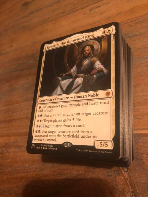 Mtg commander deck kenrith, Hobby en Vrije tijd, Verzamelkaartspellen | Magic the Gathering, Zo goed als nieuw, Speeldeck, Ophalen of Verzenden