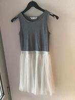Maat 146/152 jurkje H&M grijs bovenstuk met witte rok, Meisje, H&M, Ophalen of Verzenden, Zo goed als nieuw