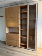 Hülsta wandmeubel met vitrinekast, Ophalen, Gebruikt, Met deur(en), 150 tot 200 cm