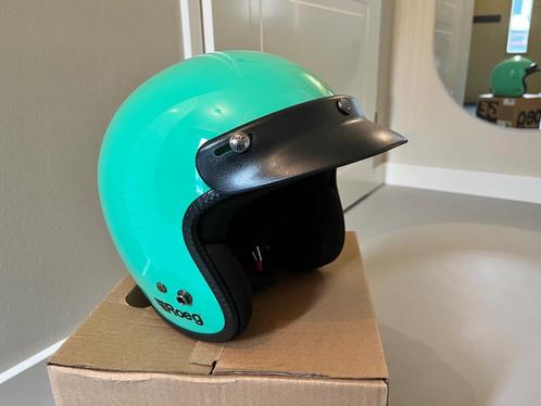 Roeg Jet Helm Dusty Jade, Motoren, Kleding | Motorhelmen, Dames, Heren, Jethelm, S, Overige merken, Tweedehands, Ophalen of Verzenden