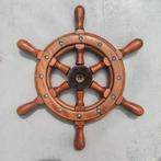Klassiek scheepsroer mahonie + stuurmechaniek – ca. 1960, Watersport en Boten, Ophalen of Verzenden, Gebruikt, Overige typen, Zeilboot of Motorboot