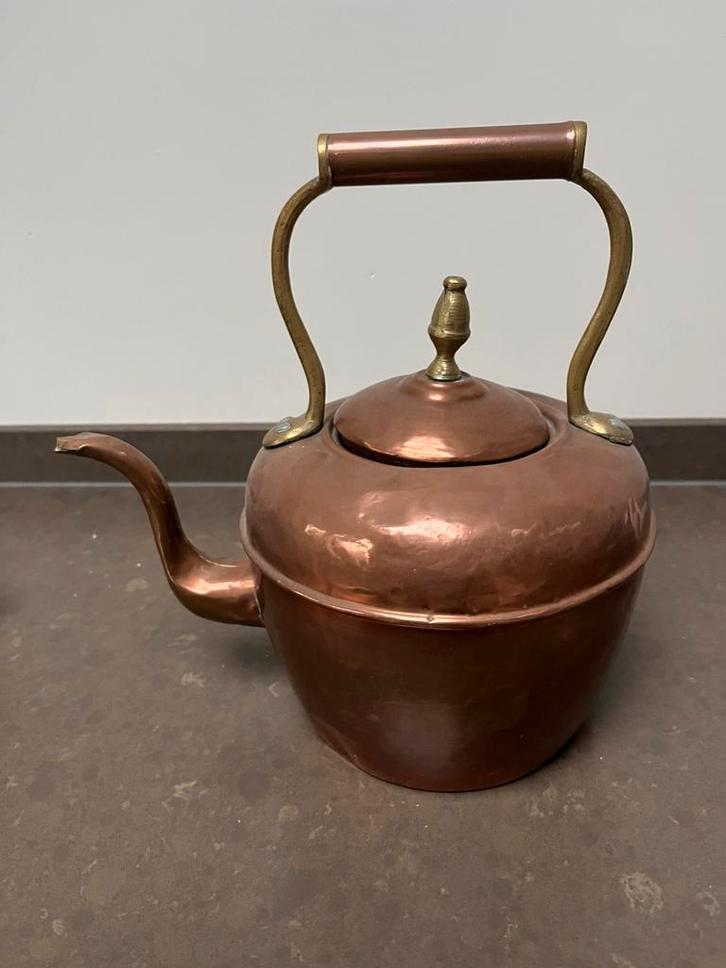 Antieke koperen ketel, Antiek en Kunst, Antiek | Koper en Brons, Ophalen of Verzenden