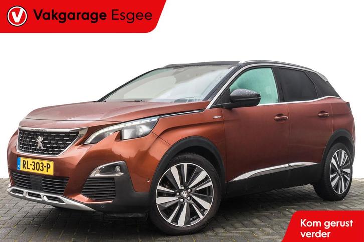 Peugeot 3008 1.2 131 PK PureTech GT Line| Pano-dak | Trekhaa, Auto's, Peugeot, Bedrijf, Te koop, 360° camera, ABS, Achteruitrijcamera