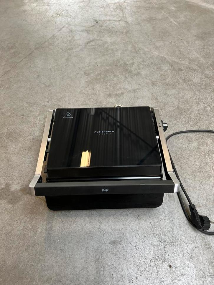 JAP Integrill - Grote contactgrill (2000W) - Grill apparaat, Witgoed en Apparatuur, Contactgrills, Zo goed als nieuw, Uitneembare platen
