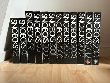 12 SNOECKS boeken beschikbaar voor biedingen