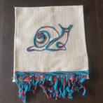 Handgemaakt wandkleedje blauw rode slak nieuw 1408, Huis en Inrichting, -, -, Nieuw, Ophalen of Verzenden