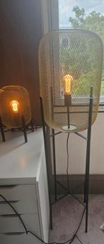 lampen set, tafel en vloerlamp! Goud mesh, Huis en Inrichting, Lampen | Vloerlampen, Ophalen, Nieuw, 150 tot 200 cm, Industrieel
