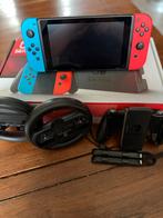 Over-complete switch-original, Met games, Met 2 controllers, Ophalen of Verzenden, Zo goed als nieuw