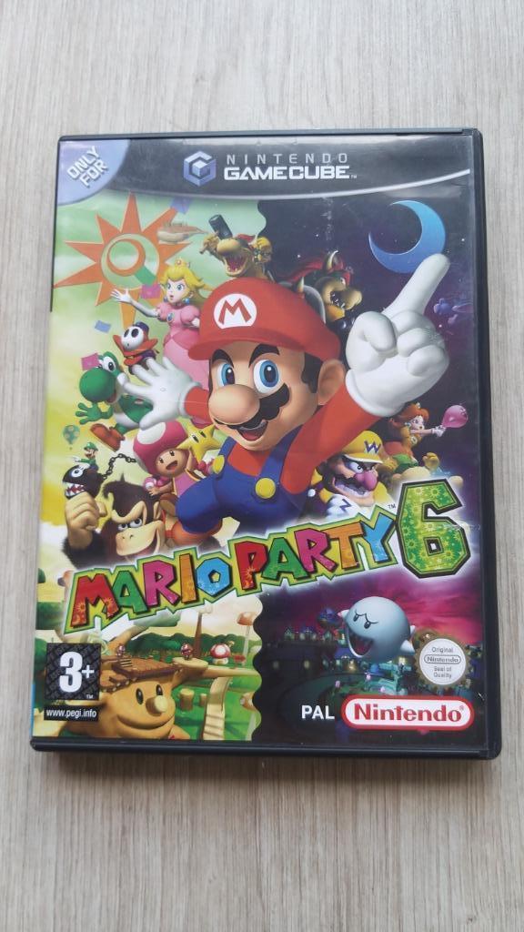 Mario Party 6 Nintendo Gamecube, Game Cube (Zelda, Kirby), Spelcomputers en Games, Games | Nintendo GameCube, Zo goed als nieuw