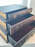 Kastje in vorm van boeken met geheime lade (s), Ophalen of Verzenden