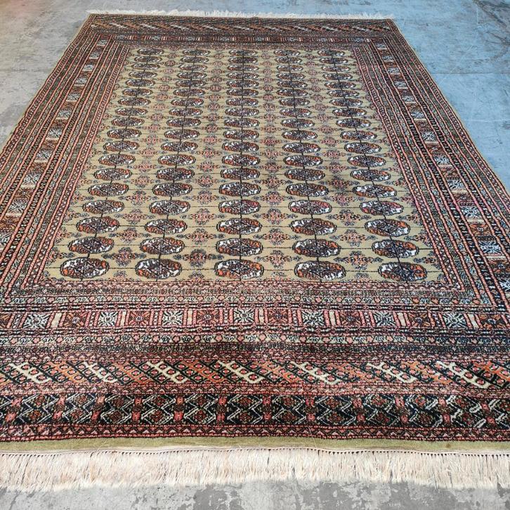 Groot Vintage Oosters tapijt, vloerkleed, karpet 204, Huis en Inrichting, Stoffering | Tapijten en Kleden, Gebruikt, 200 cm of meer