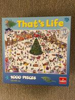 Kerst puzzel 1000 stukjes, Ophalen of Verzenden, 500 t/m 1500 stukjes, Gebruikt, Legpuzzel