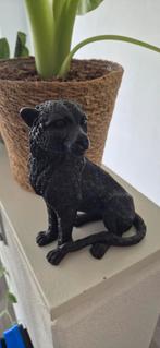 Zwart Cheetah Beeldje - Decoratief, Verzamelen, Beelden en Beeldjes, Ophalen, Zo goed als nieuw, Dier