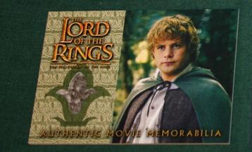 Sam's Travel Waistcoat | LotR Costume Card | Topps 2002 beschikbaar voor biedingen