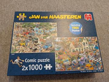 Van Haasteren puzzel - 2x 1000 stukjes - Safari en storm  beschikbaar voor biedingen