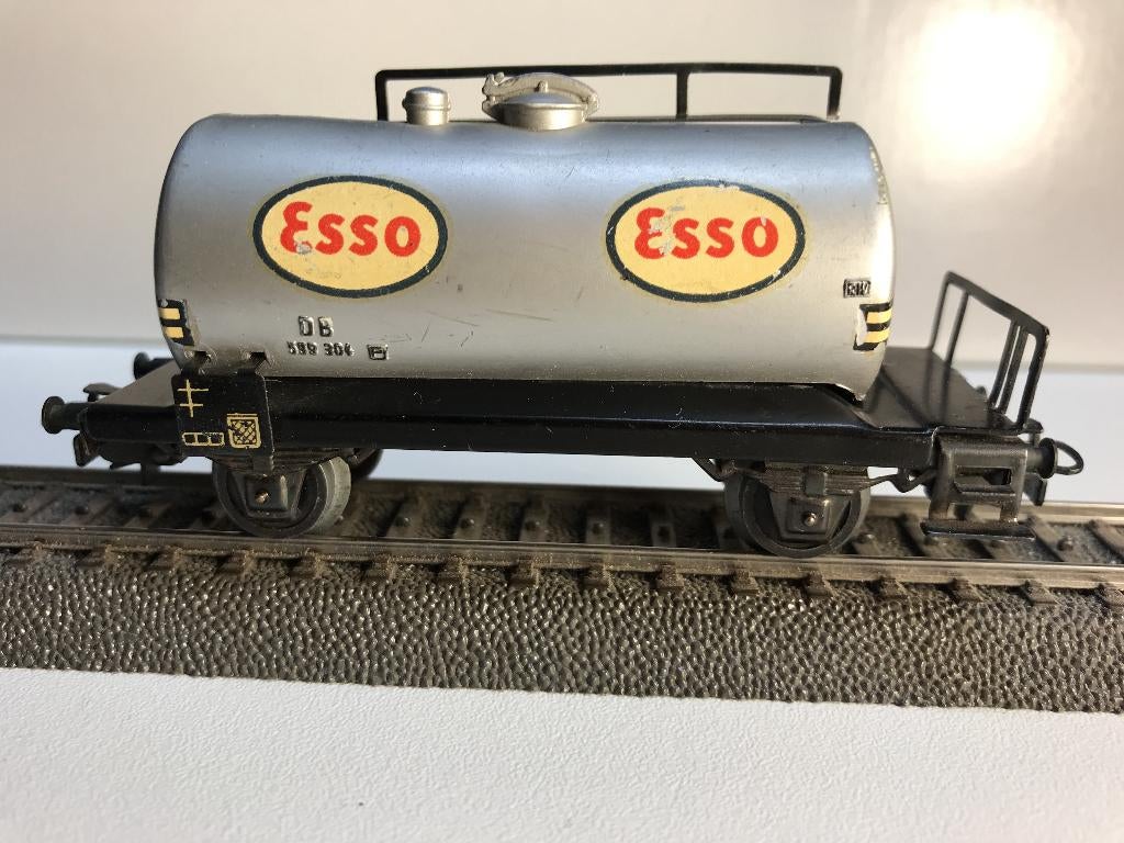 Märklin 4501 H0 Ketelwagon Esso, Wisselstroom, Gebruikt, Wagon, Ophalen of Verzenden