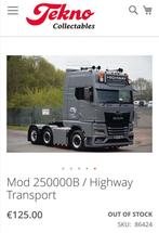 Man tekno highway, Hobby en Vrije tijd, Modelauto's | 1:50, Ophalen of Verzenden, Nieuw, Bus of Vrachtwagen, Tekno