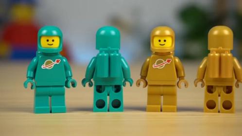 Space minifigures goud en teal - NIEUW, Kinderen en Baby's, Speelgoed | Duplo en Lego, Nieuw, Ophalen of Verzenden