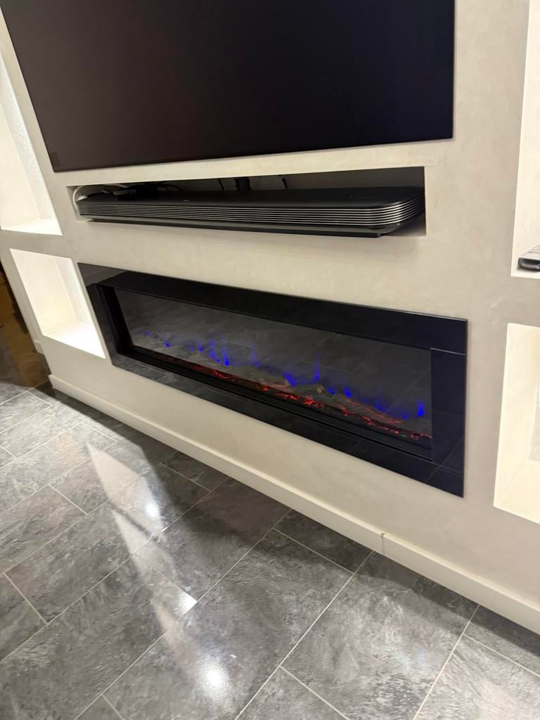 Moderne Inbouw Bio-ethanolhaard, Huis en Inrichting, Kachels, Ophalen, Overige brandstoffen, Zo goed als nieuw, Inbouw
